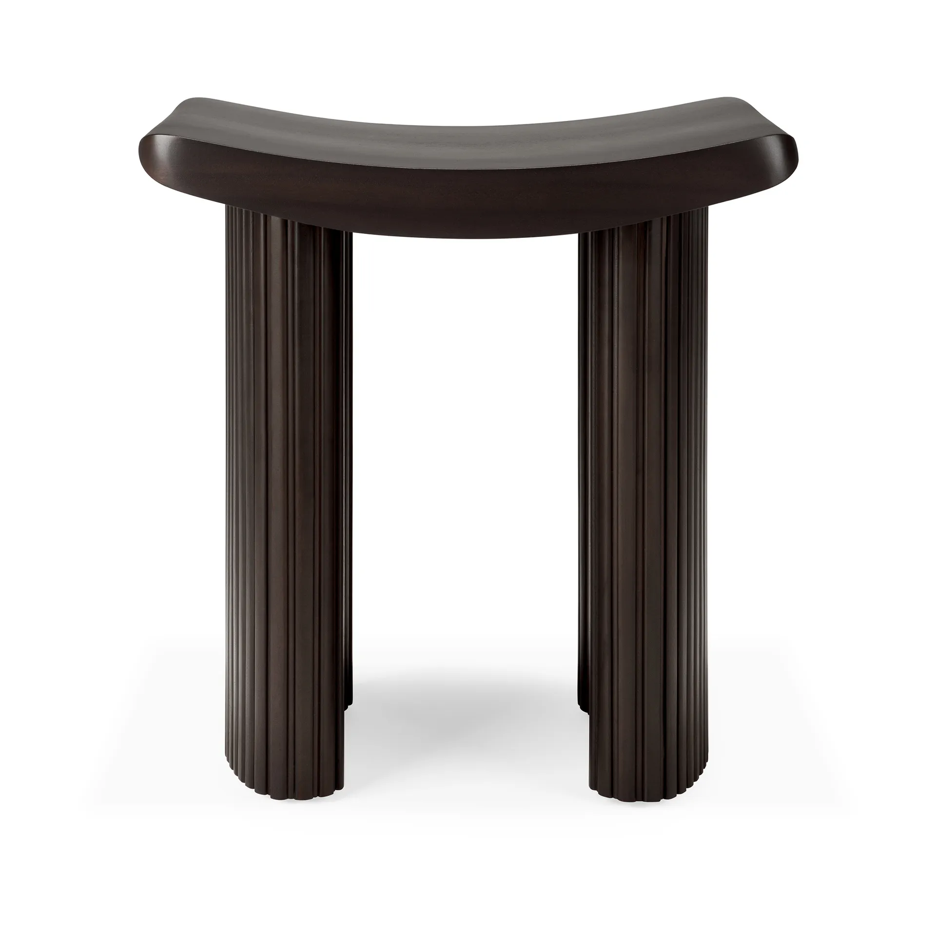 Roller Max stool, Mahogany dark brown Ethnicraft