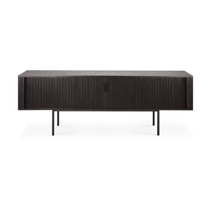 Roller Max TV unit - Lacquered teak-black-2 doors - Ethnicraft