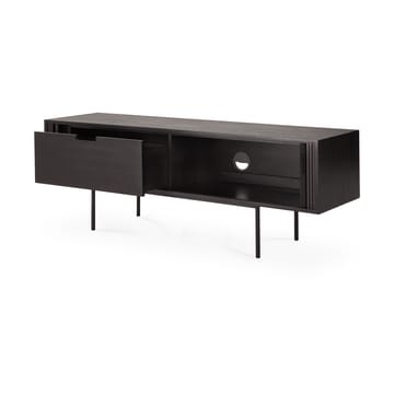 Roller Max TV unit - Lacquered teak-black-2 doors - Ethnicraft