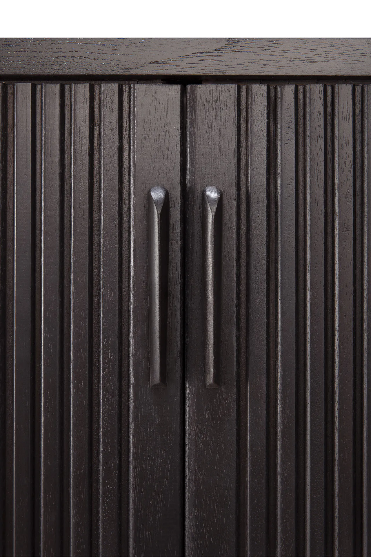 Roller Max TV unit, Lacquered teak-black-2 doors Ethnicraft