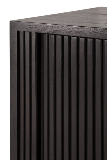 Roller Max TV unit - Lacquered teak-black-2 doors - Ethnicraft