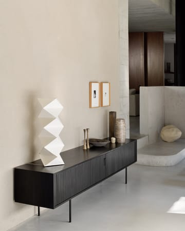 Roller Max TV unit - Lacquered teak-black-2 doors - Ethnicraft