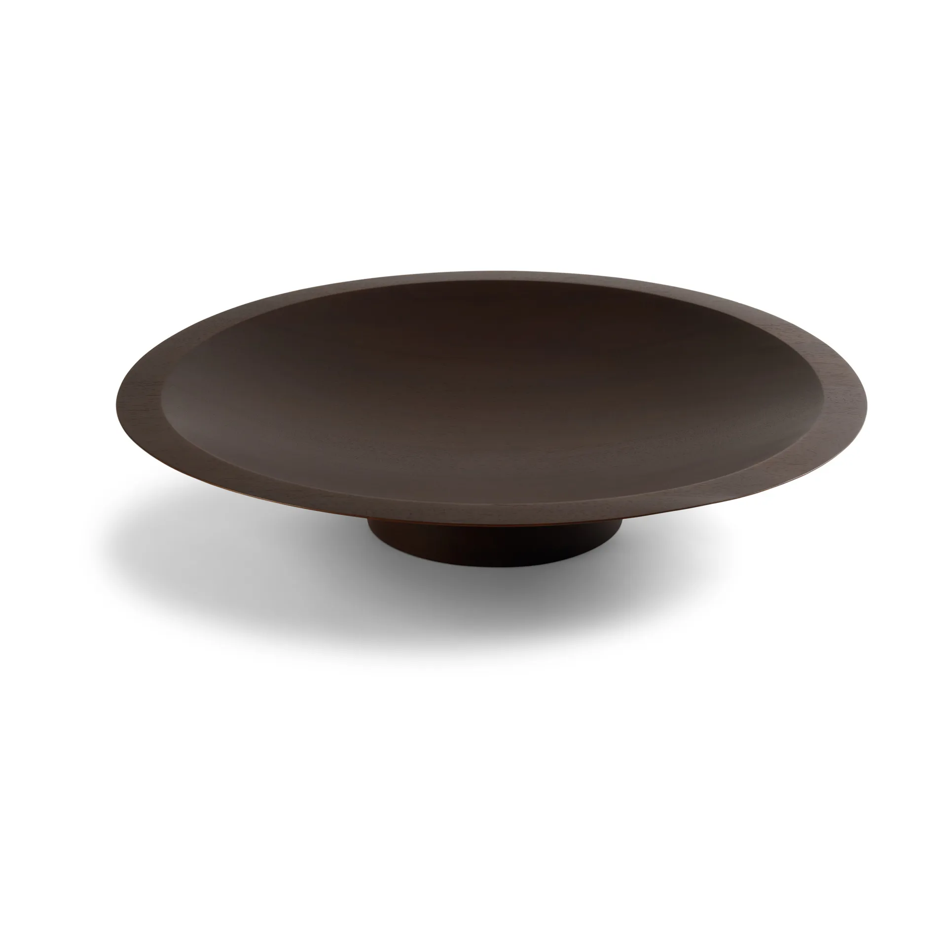 Satellite bowl Ø50 cm, Lacquered mahogany Ethnicraft
