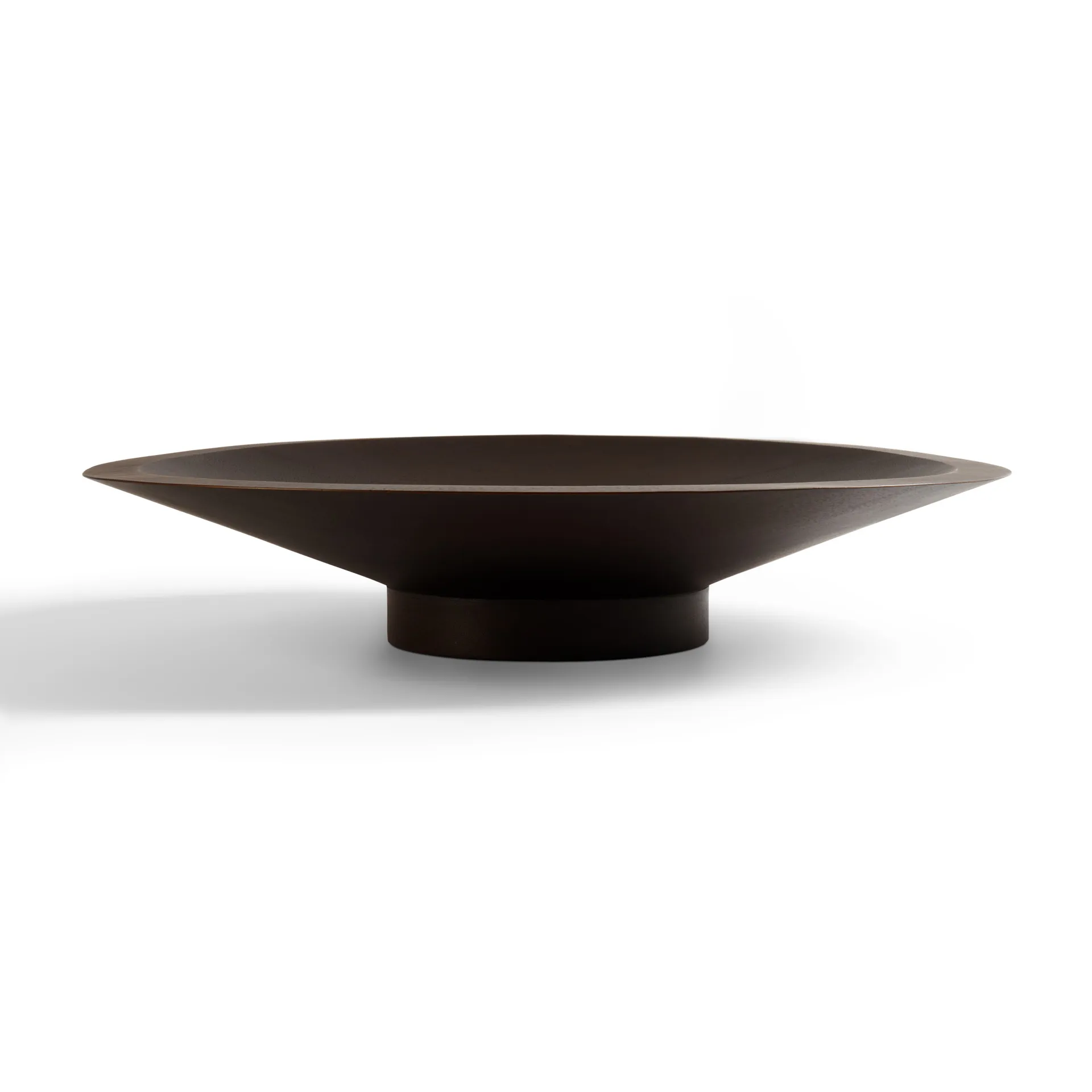 Satellite bowl Ø50 cm, Lacquered mahogany Ethnicraft