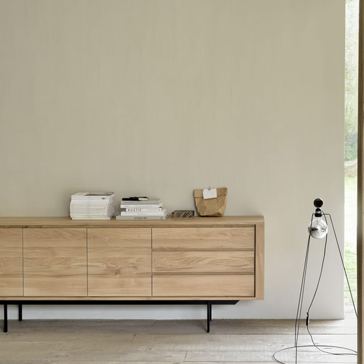 Shadow sideboard, Oak-Wax oil 1 door 3 drawers Ethnicraft