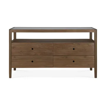 Spindle dresser - Teak, 4 drawers - Ethnicraft