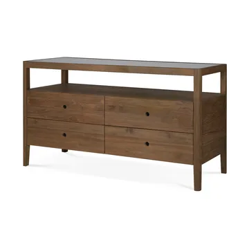 Spindle dresser - Teak, 4 drawers - Ethnicraft