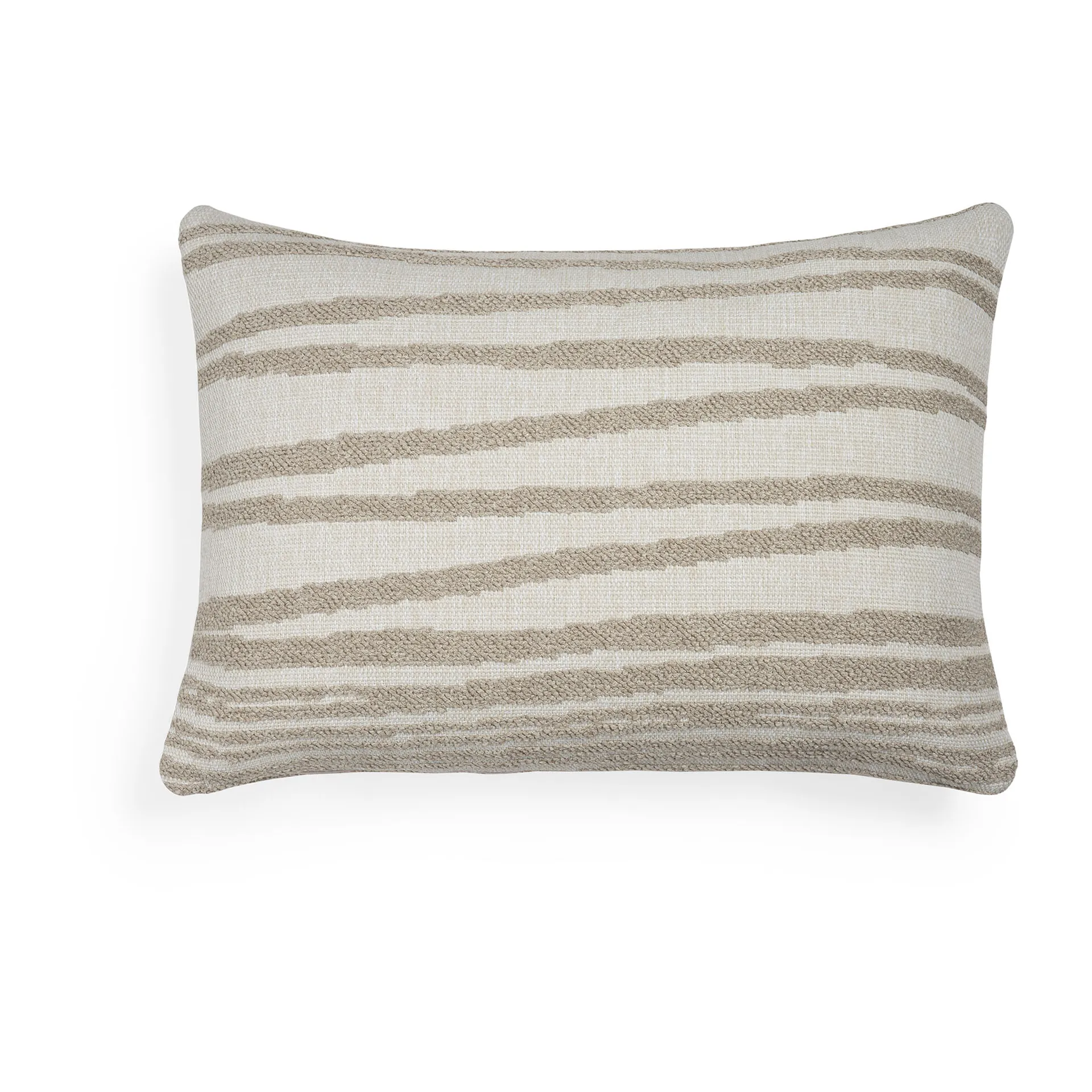 Stripes outdoor pillow 40x60 cm, Lumbar (beige) Ethnicraft