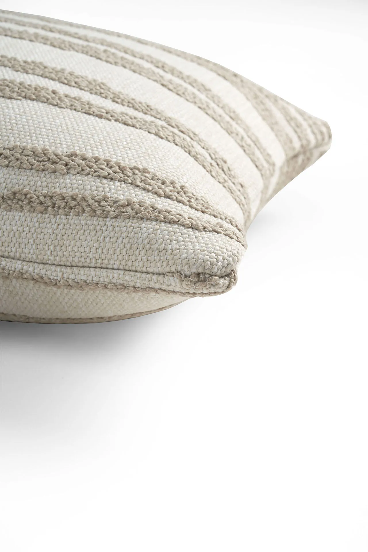 Stripes outdoor pillow 40x60 cm, Lumbar (beige) Ethnicraft
