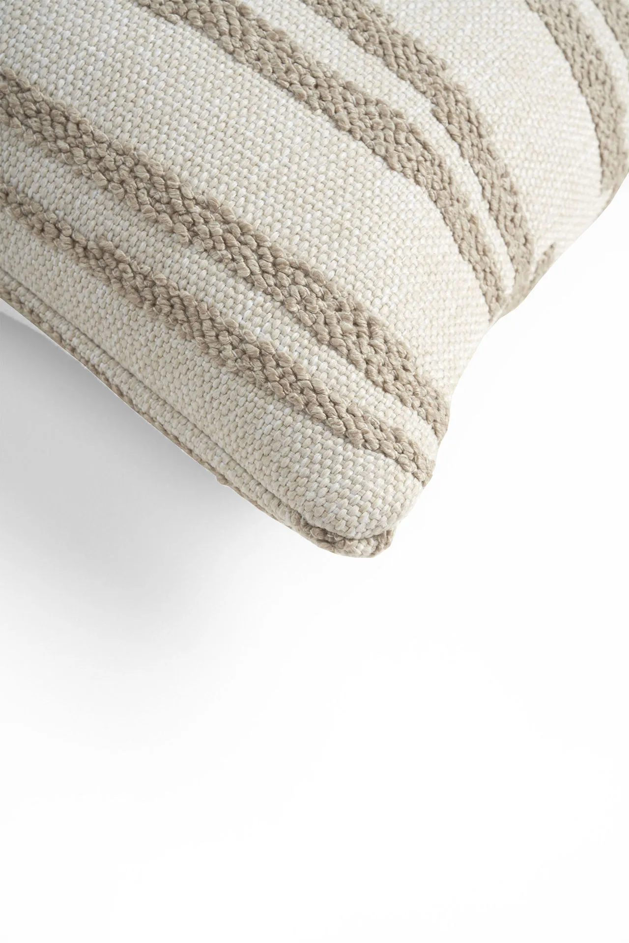 Stripes outdoor pillow 40x60 cm, Lumbar (beige) Ethnicraft