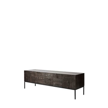 Tabwa media cabinet - Black teak 51x160 cm - Ethnicraft