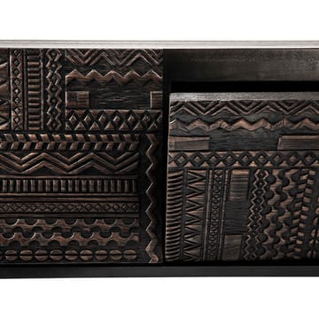 Tabwa media cabinet - Black teak 51x240 cm - Ethnicraft