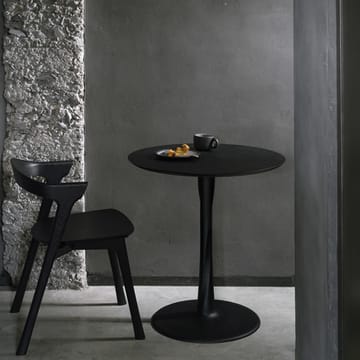 Torsion dining table round black-stained oak - Ø127 cm - Ethnicraft