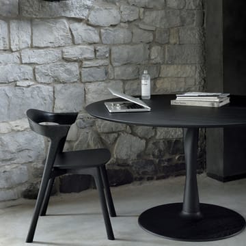 Torsion dining table round black-stained oak - Ø127 cm - Ethnicraft