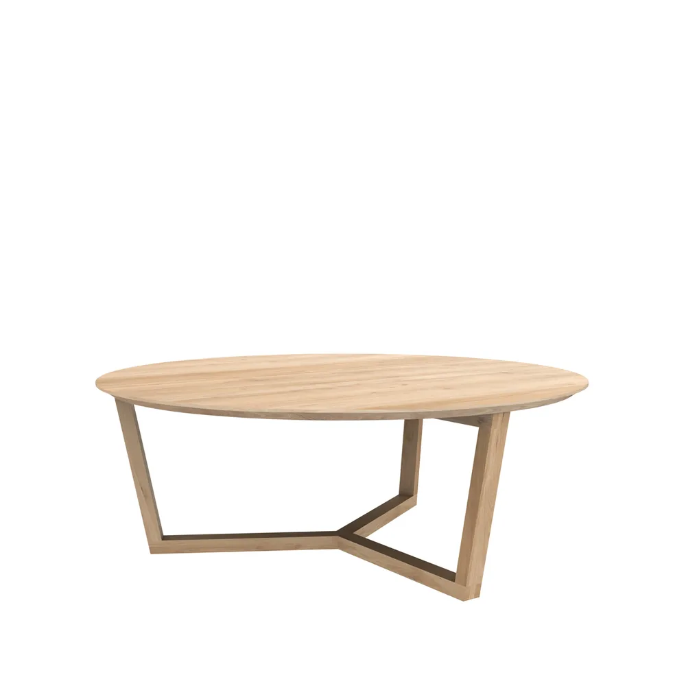 Ethnicraft Tripod coffee table 36x96 cm Hardwax oiled oak