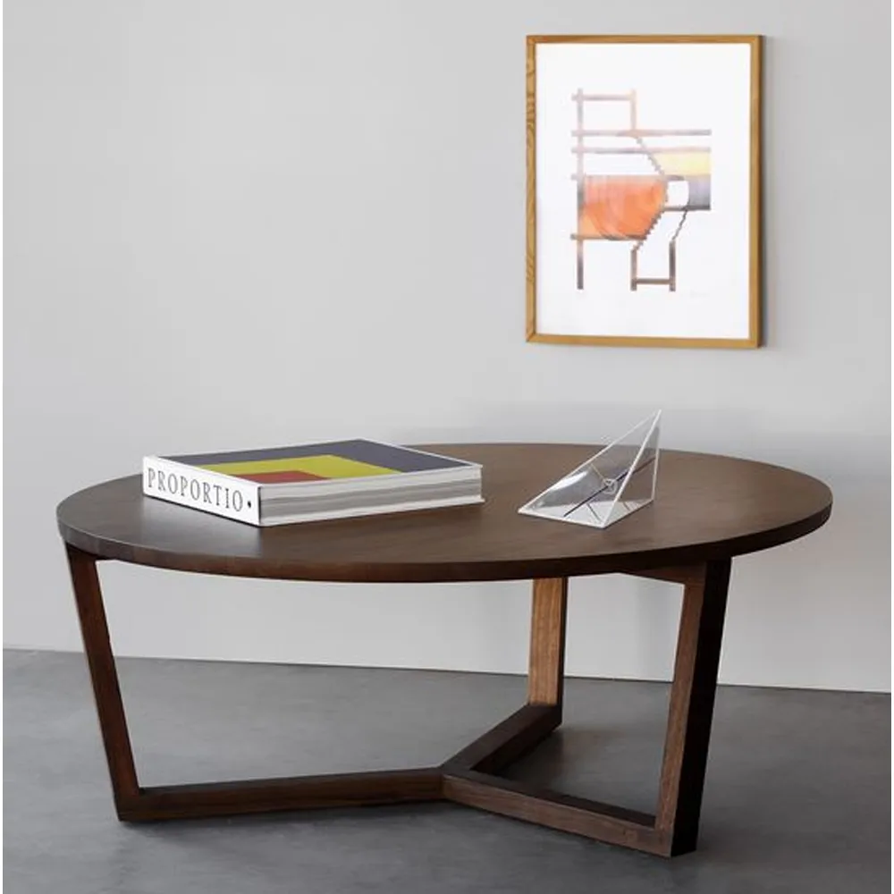 Tripod coffee table 36x96 cm, Hardwax oiled oak Ethnicraft