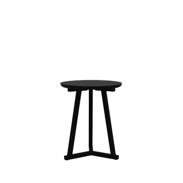 Tripod side table - Black oak small 56x46 cm - Ethnicraft