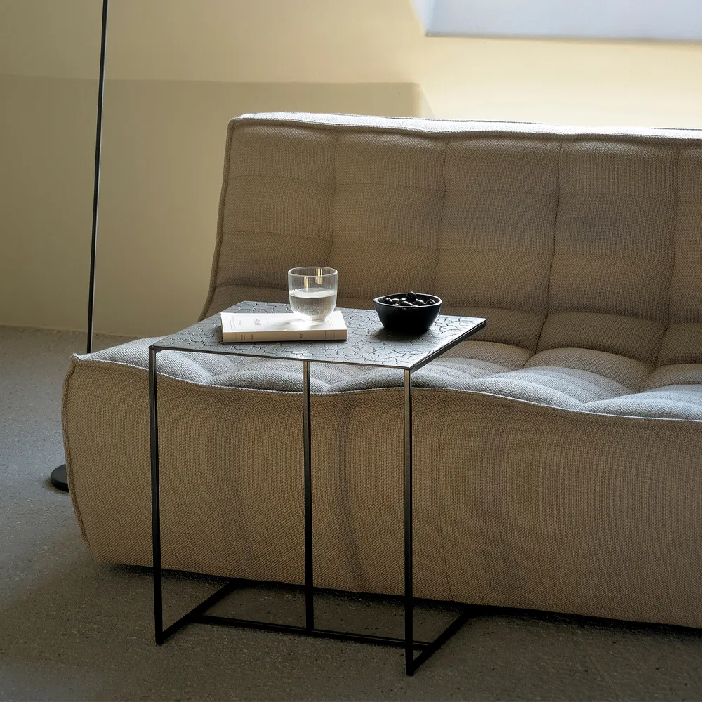 Triptic side table 51x45 cm, Whiskey-Black Ethnicraft