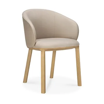 Unda chair - Lacquered oak-salt - Ethnicraft