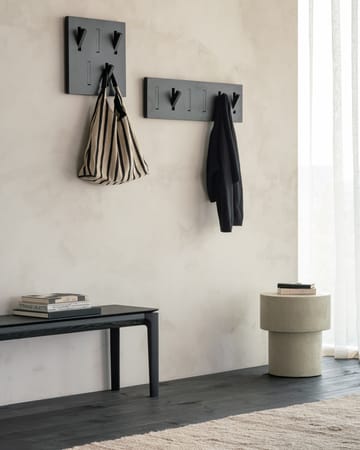 Utilitile wall hanger clothes hanger - Lacquered oak-black-large - Ethnicraft