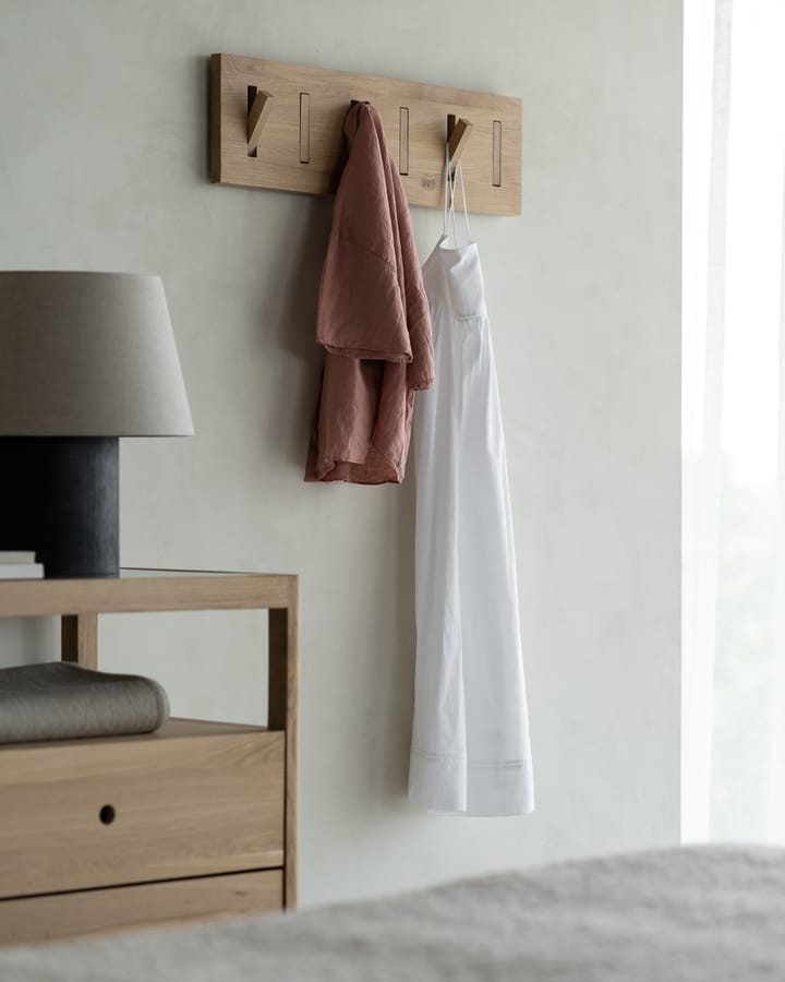 Utilitile wall hanger clothes hanger, Lacquered oak-large Ethnicraft