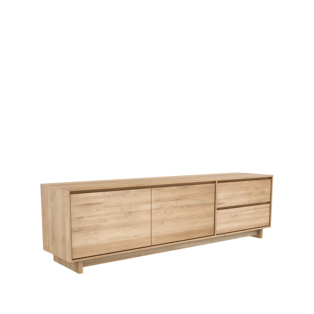 Wave media unit 60x210 cm, Hardwax oiled oak Ethnicraft