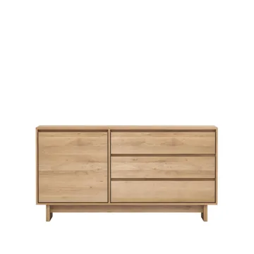 Wave sideboard - Oiled oak 1 door 3 drawers - Ethnicraft