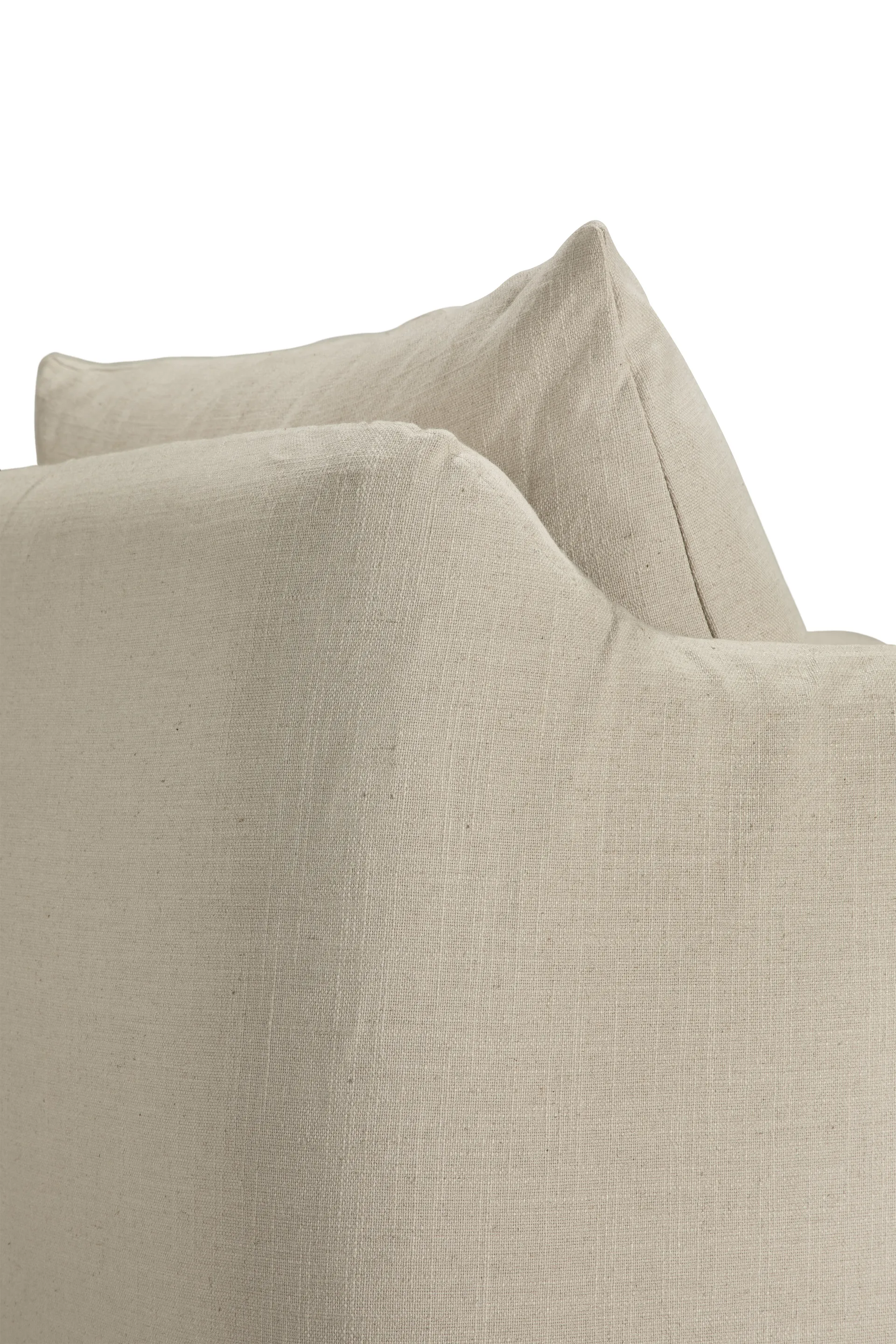 Weave lounge chair with removable cover, Bone Ethnicraft