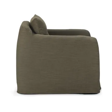 Weave lounge chair with removable cover - Green - Ethnicraft