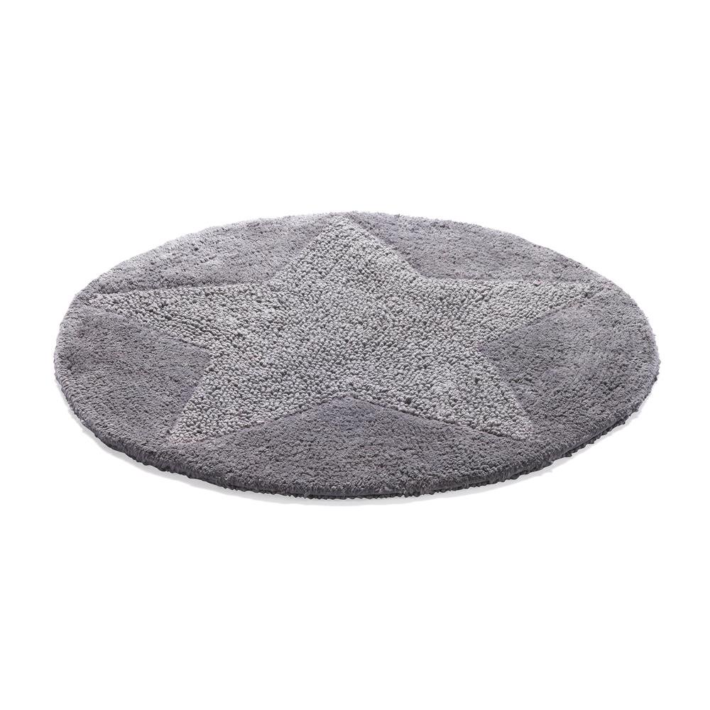 Etol Design Etol star rug round graphite grey | Scandinavian Design | Round rugs | Grey