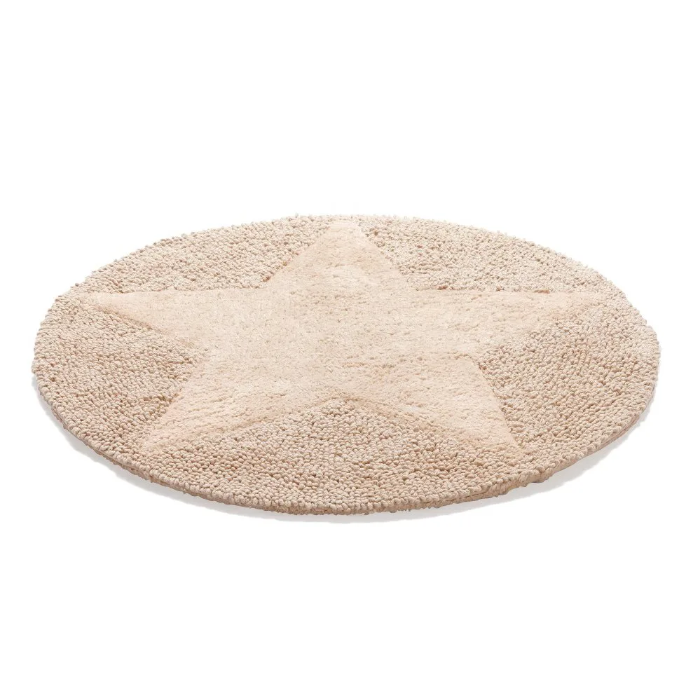Etol Design Etol star rug round nature | Scandinavian Design | Round rugs | Beige