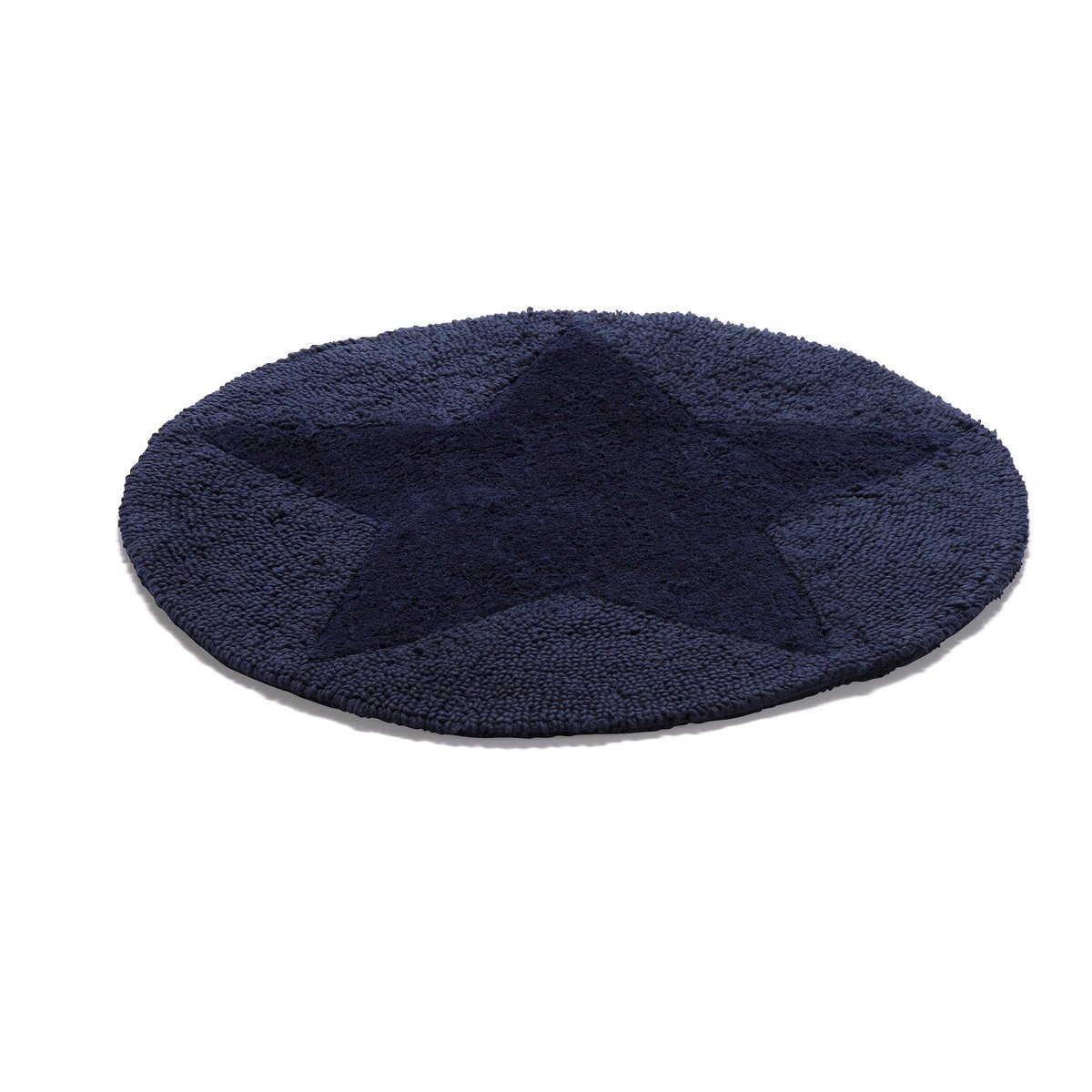 Etol Design Etol star rug round navy | Scandinavian Design | Round rugs | Blue