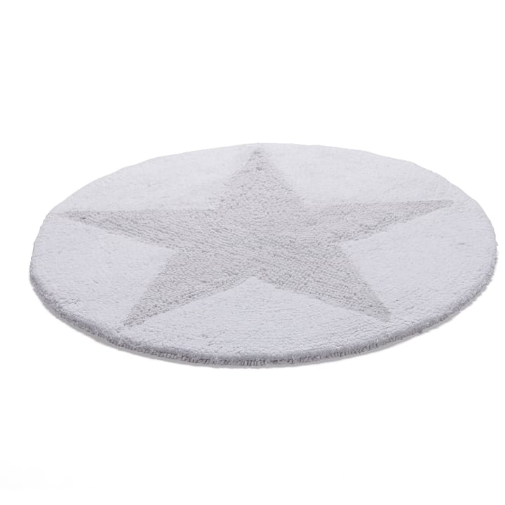 Etol star rug round - white - Etol Design