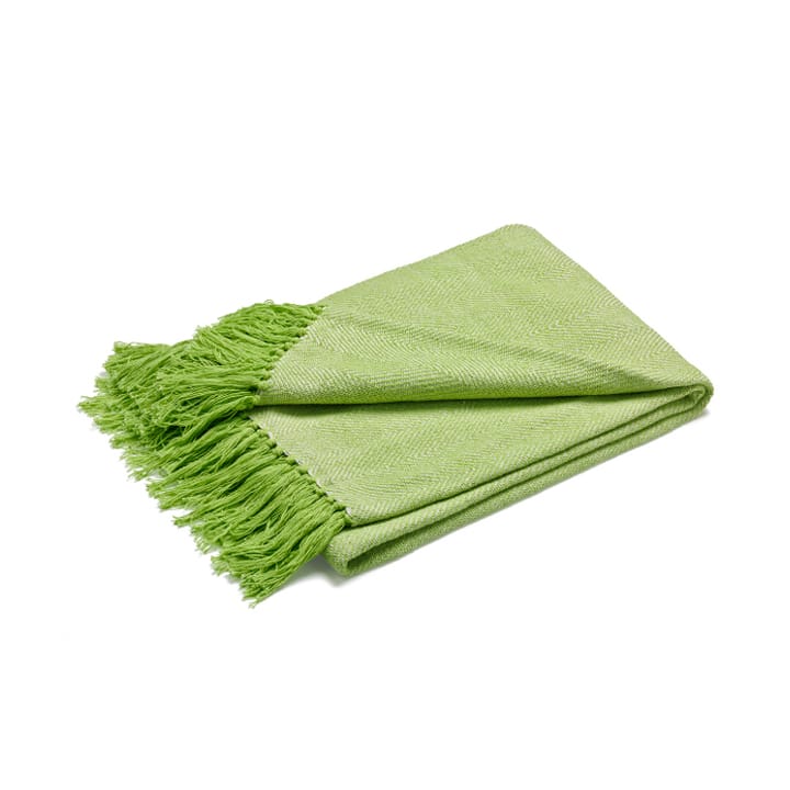 Fishbone throw - lime - Etol Design