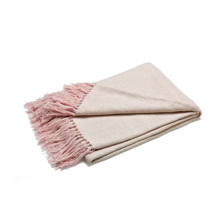 Fishbone throw, sorbet Etol Design