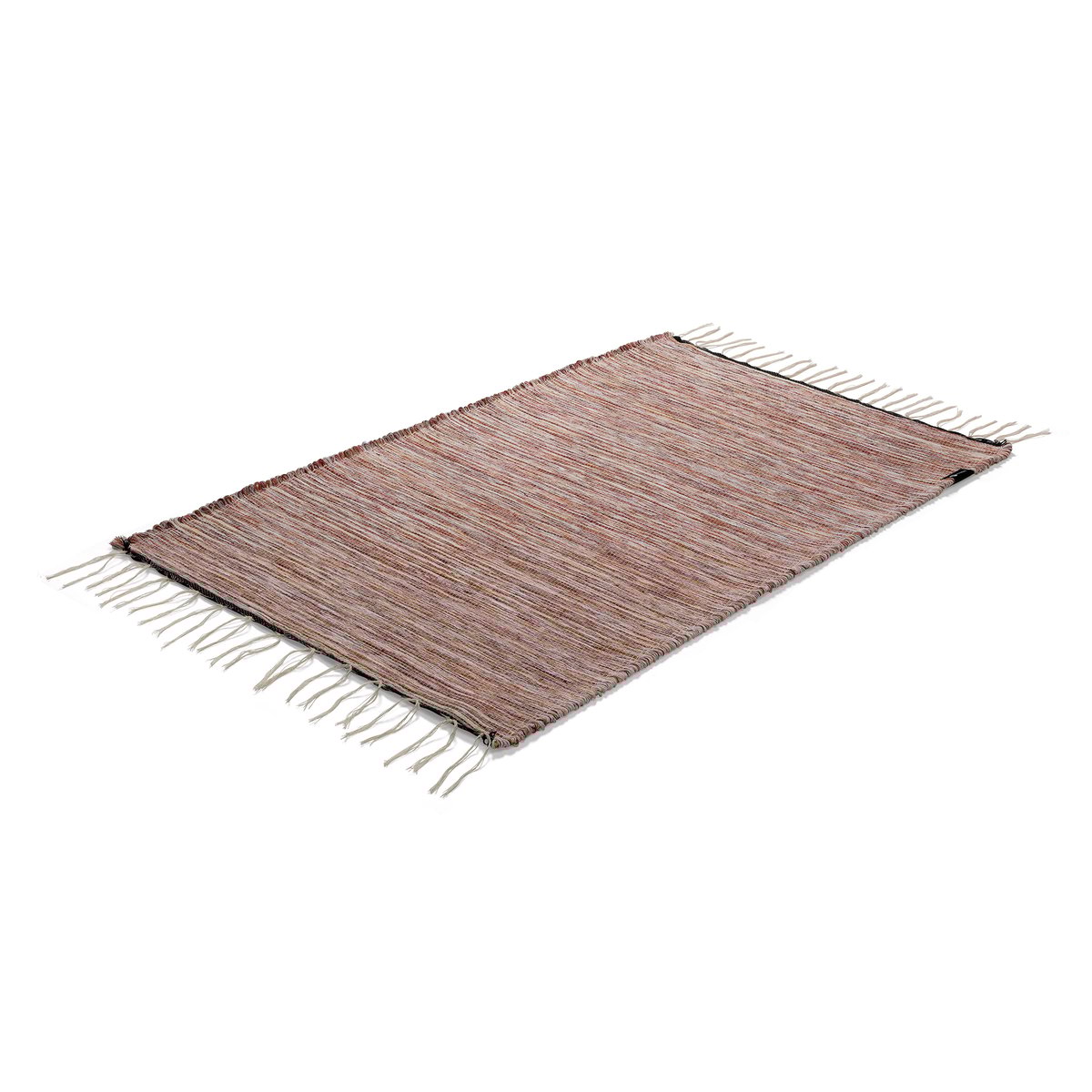 Etol Design Forever rug 60x90 cm Coral | Scandinavian Design | Woven cotton rugs | Red