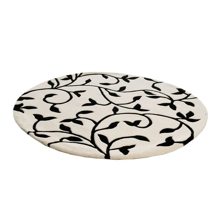 Grow rug white-black round - Ø140 cm - Etol Design