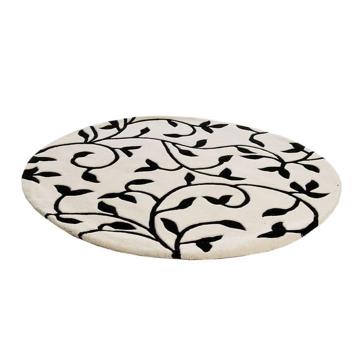 Grow rug white-black round - Ø180 cm - Etol Design