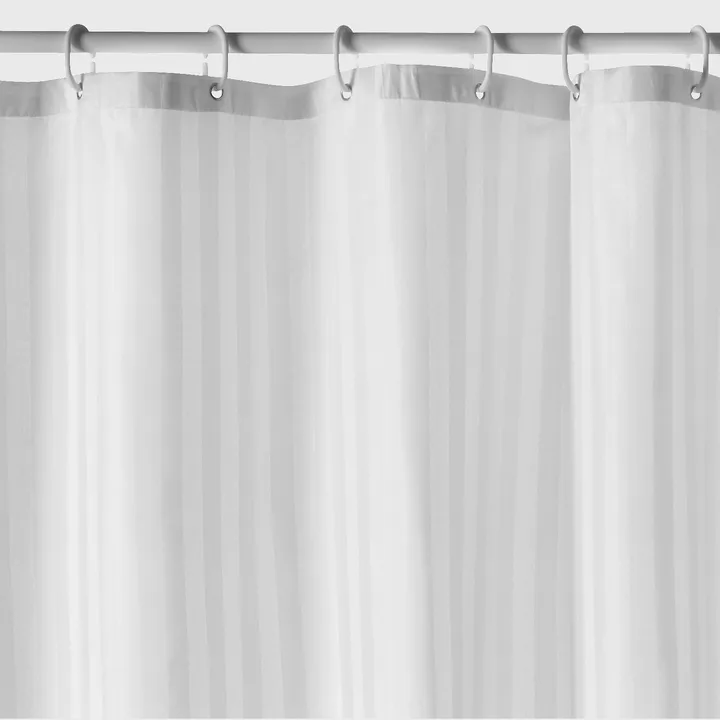 Jacquard shower curtain white from Etol Design