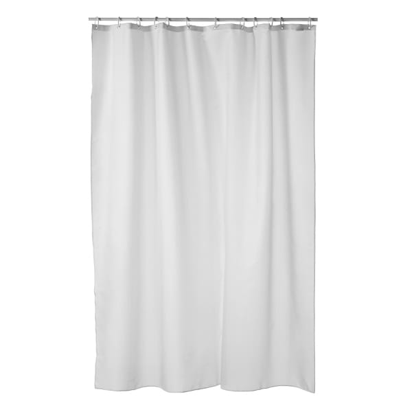 Match shower curtain 200x240 cm (extra height) - white - Etol Design