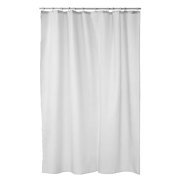 Etol Design Match shower curtain 200x240 cm (extra height) white