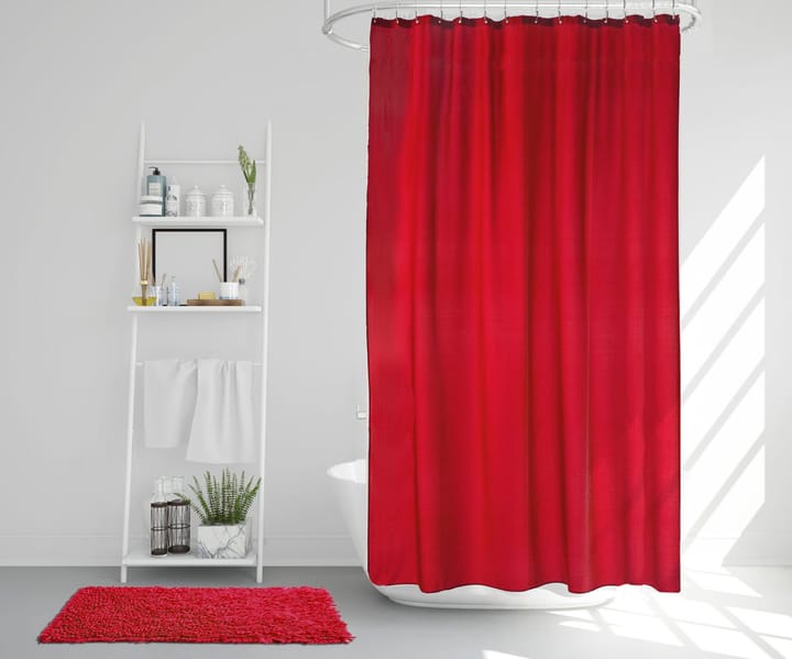 Match Shower curtain 200x240 cm - extra high (red) - Etol Design