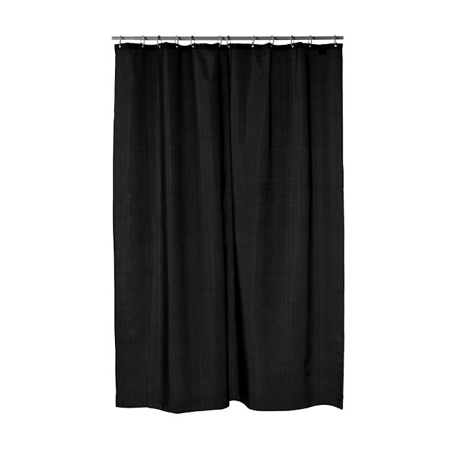 Etol Design Match shower curtain black | Scandinavian Design | Shower curtains | Black