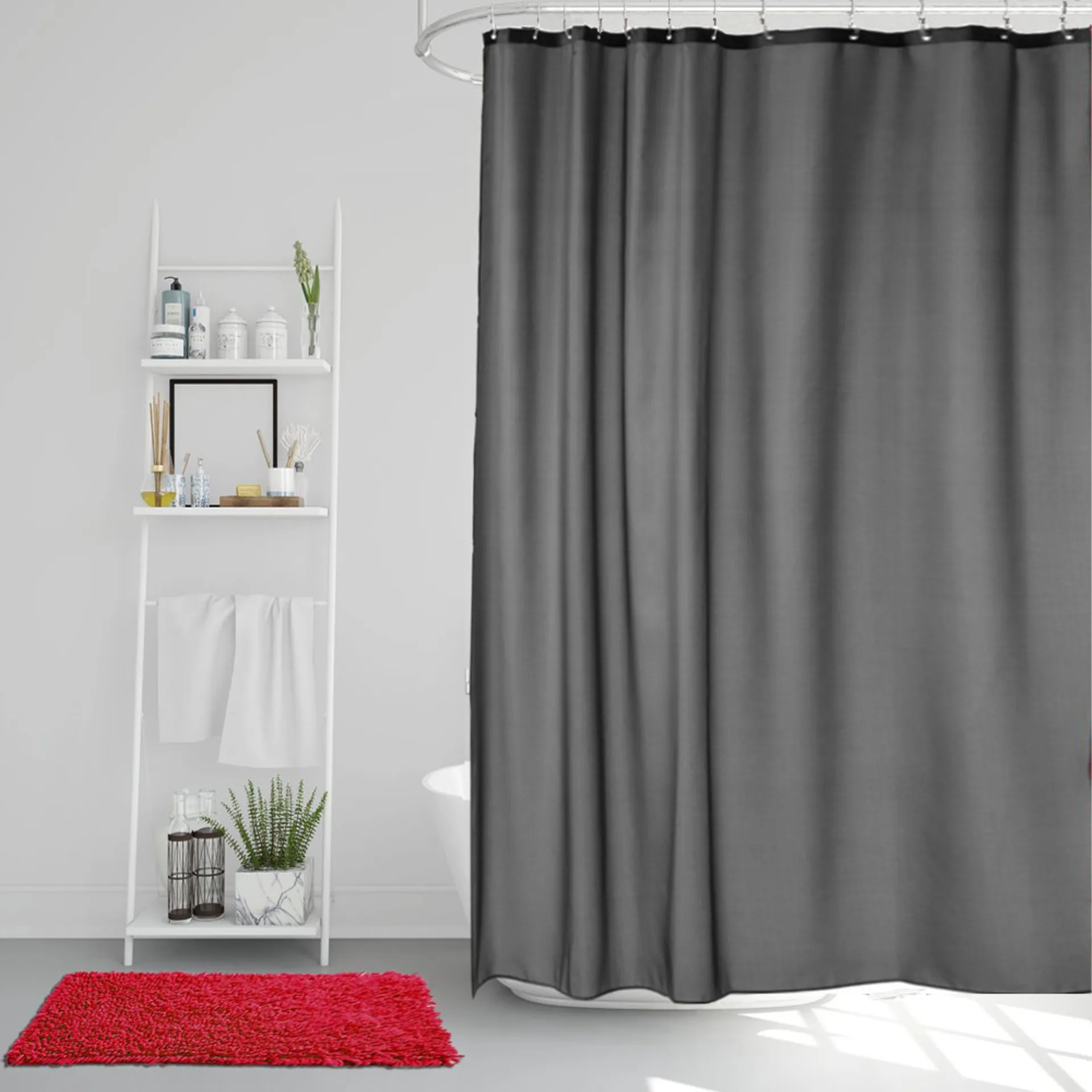 Match shower curtain, graphite Etol Design