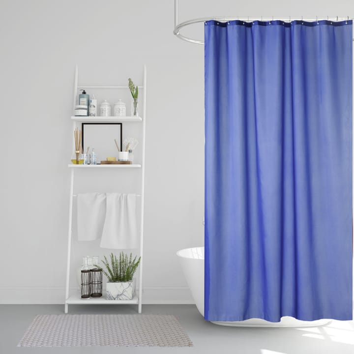 Match shower curtain - sky blue - Etol Design