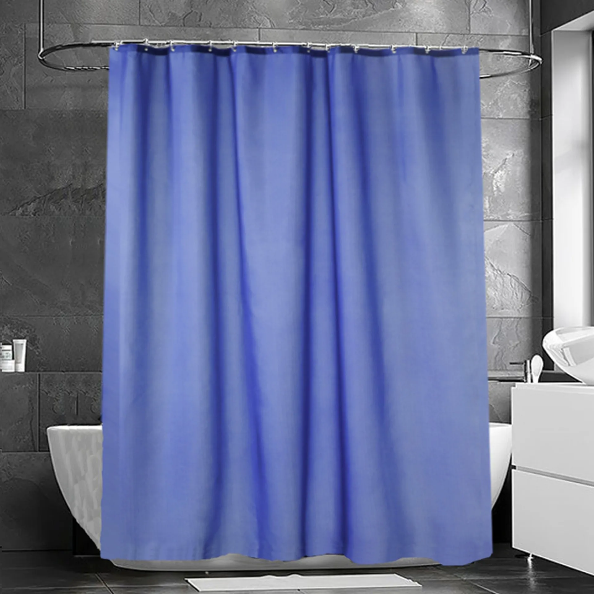 Match shower curtain, sky blue Etol Design