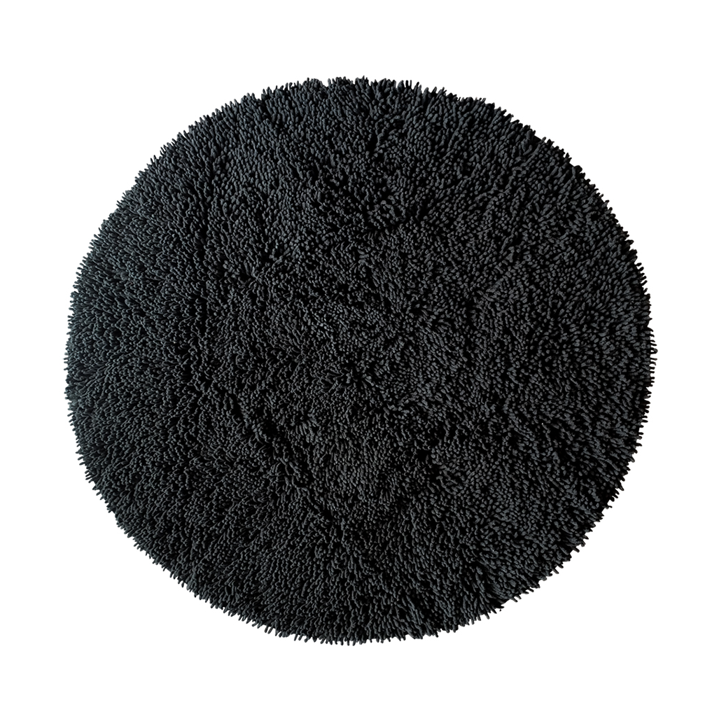 Etol Design Rasta round rug Ø120 cm Black