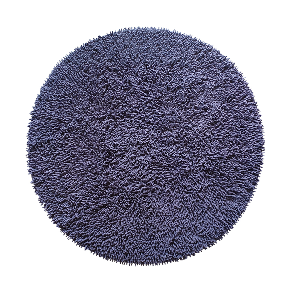 Etol Design Rasta round rug Ø120 cm Navy | Scandinavian Design | Wool rugs | Blue