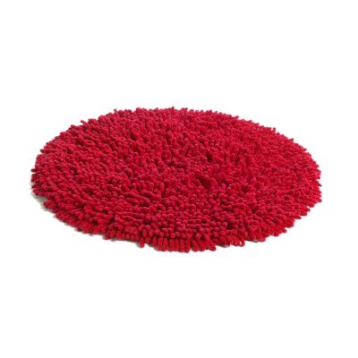 Etol Design Rasta round rug red | Scandinavian Design | Round rugs | Red