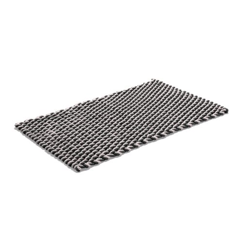 Etol Design Rope carpet natural-graphite 70x120 cm | Scandinavian Design | Bath mats | Grey